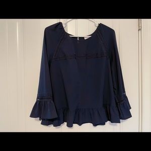 Navy blouse
